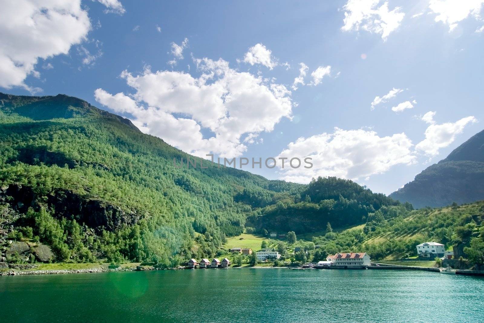 Aurlandsfjord by leaf