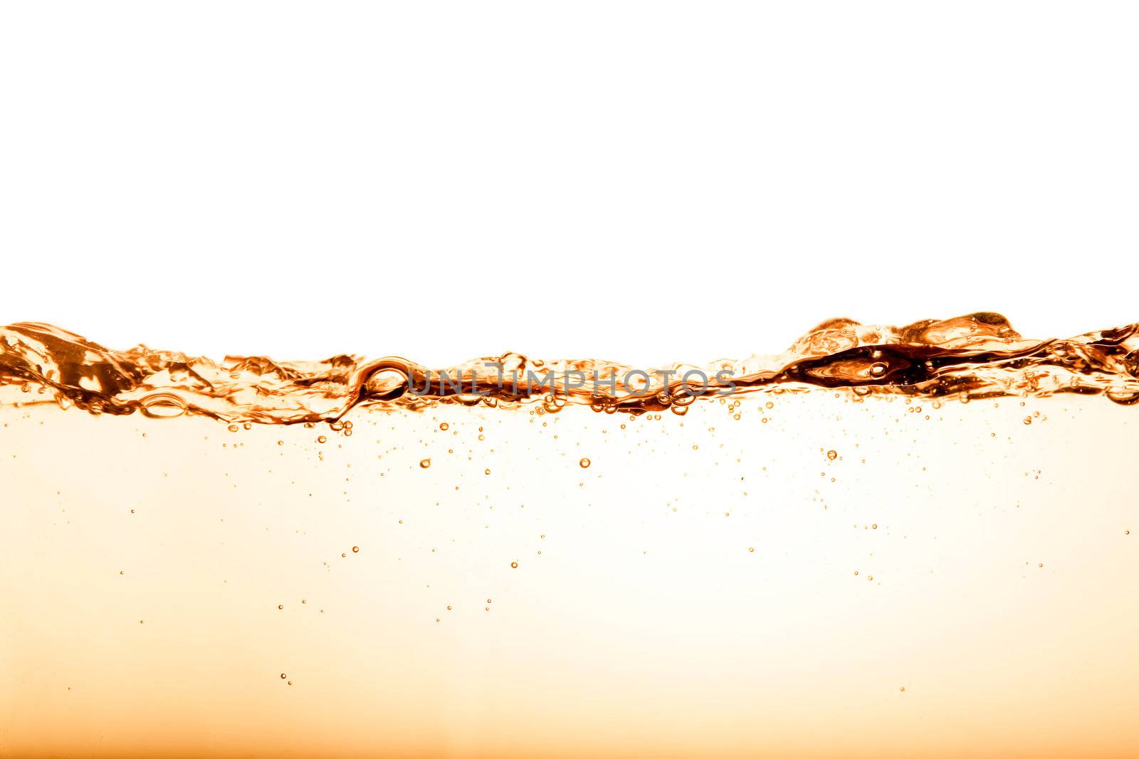A orange / brown water texture background abstract