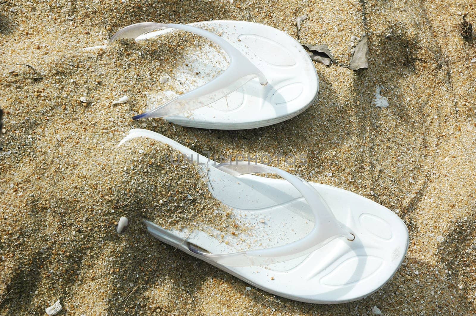 Sandals on Beach by khwi