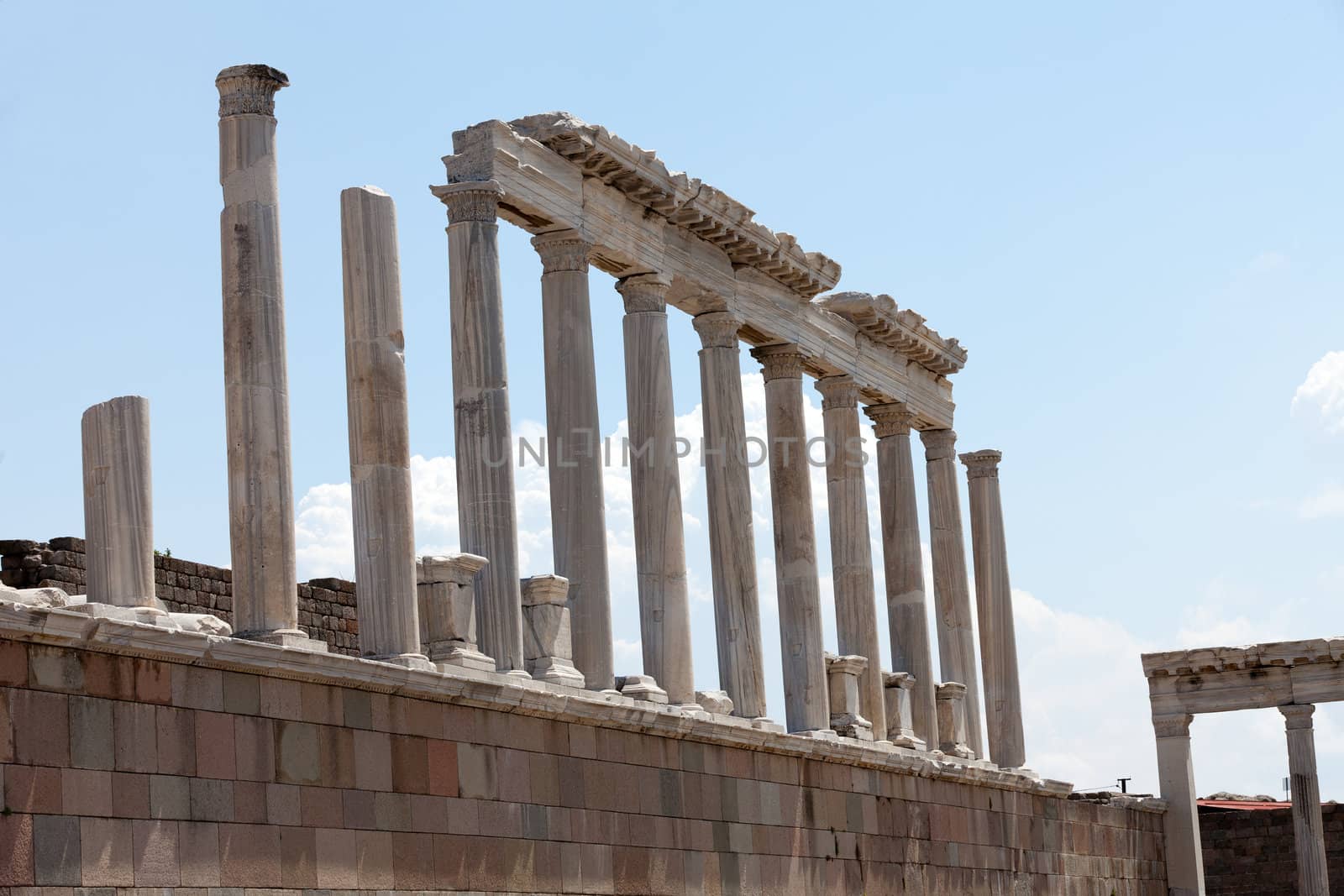 Temple of Trajan at Acropolis of Pergamon