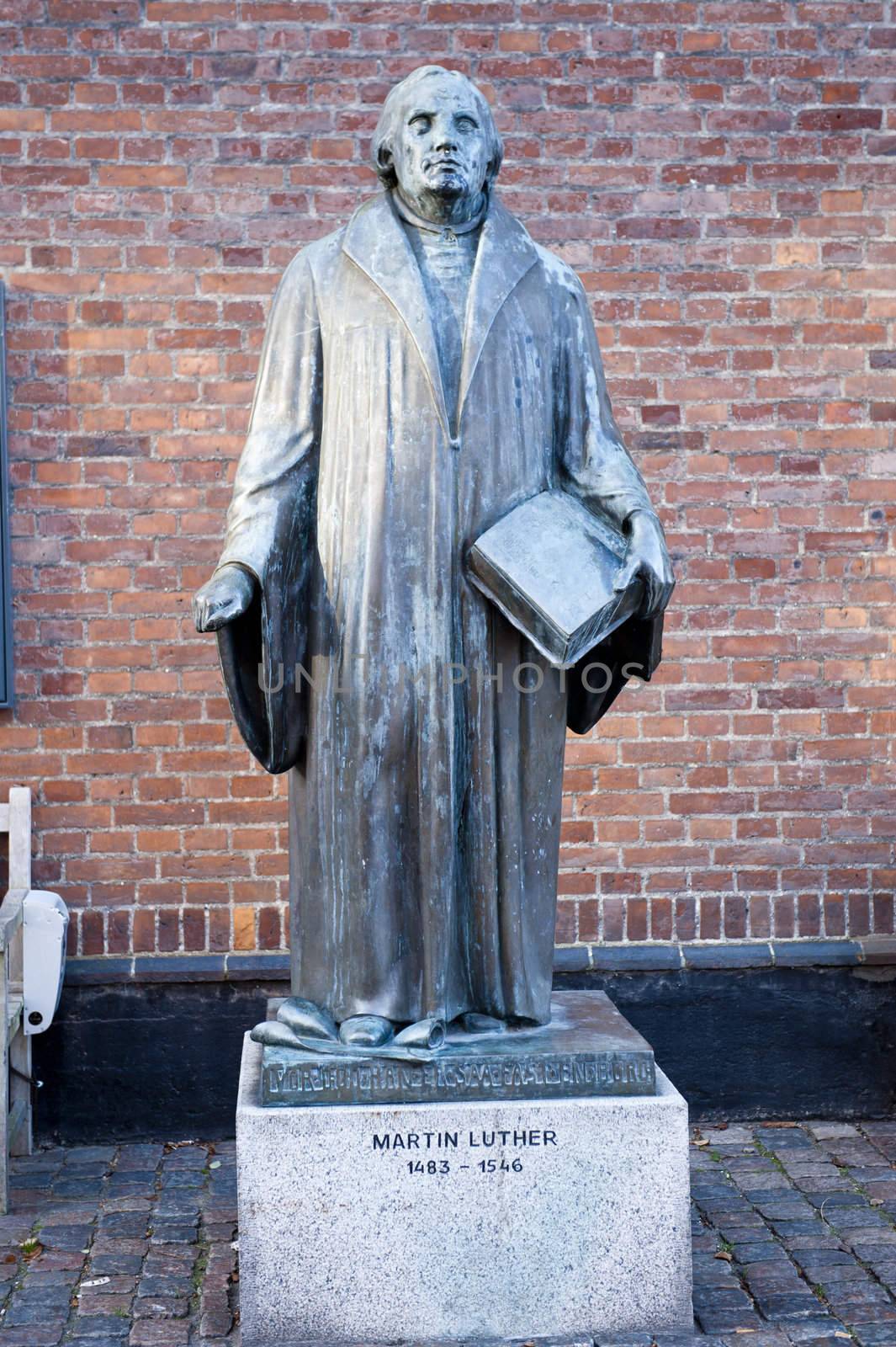 Martin Luther memorial in the Copenhagen, Denmark