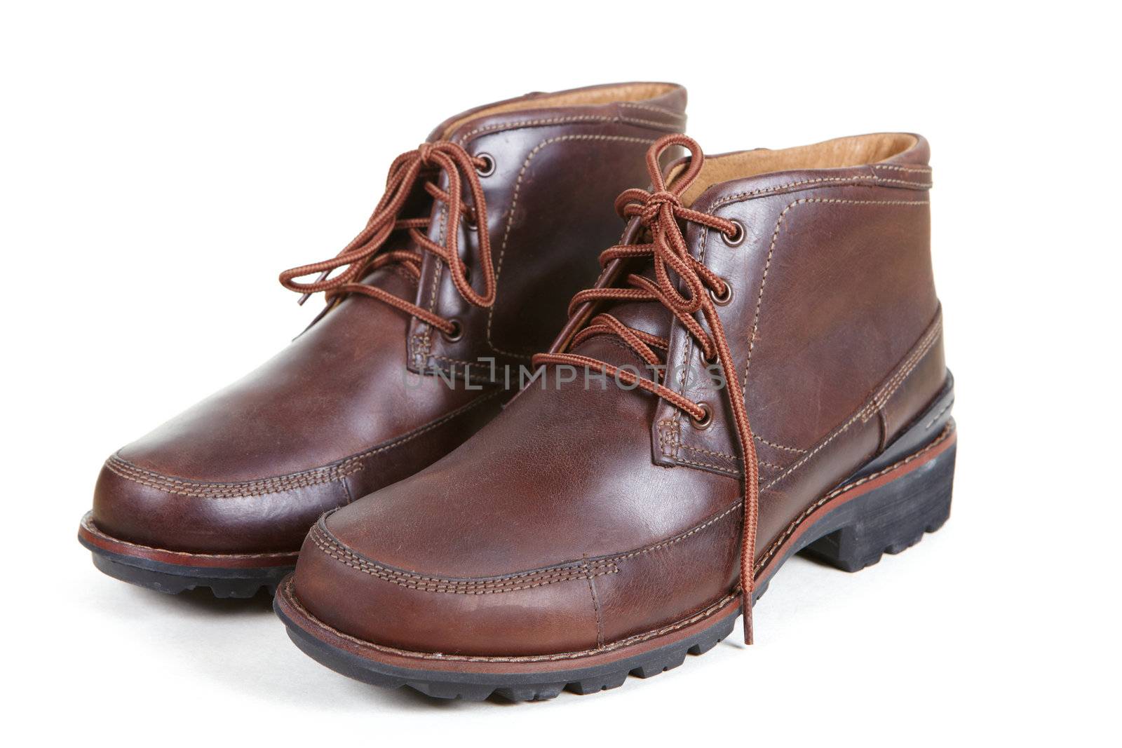 Brown man shoes by petrkurgan