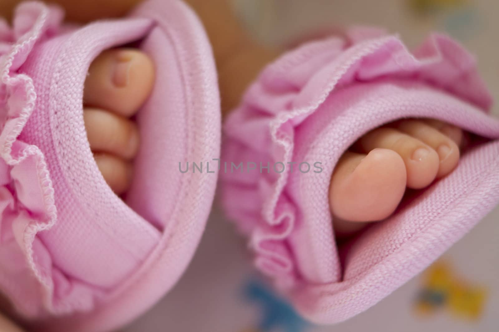 Little Feets in Pink Slippers by coskun