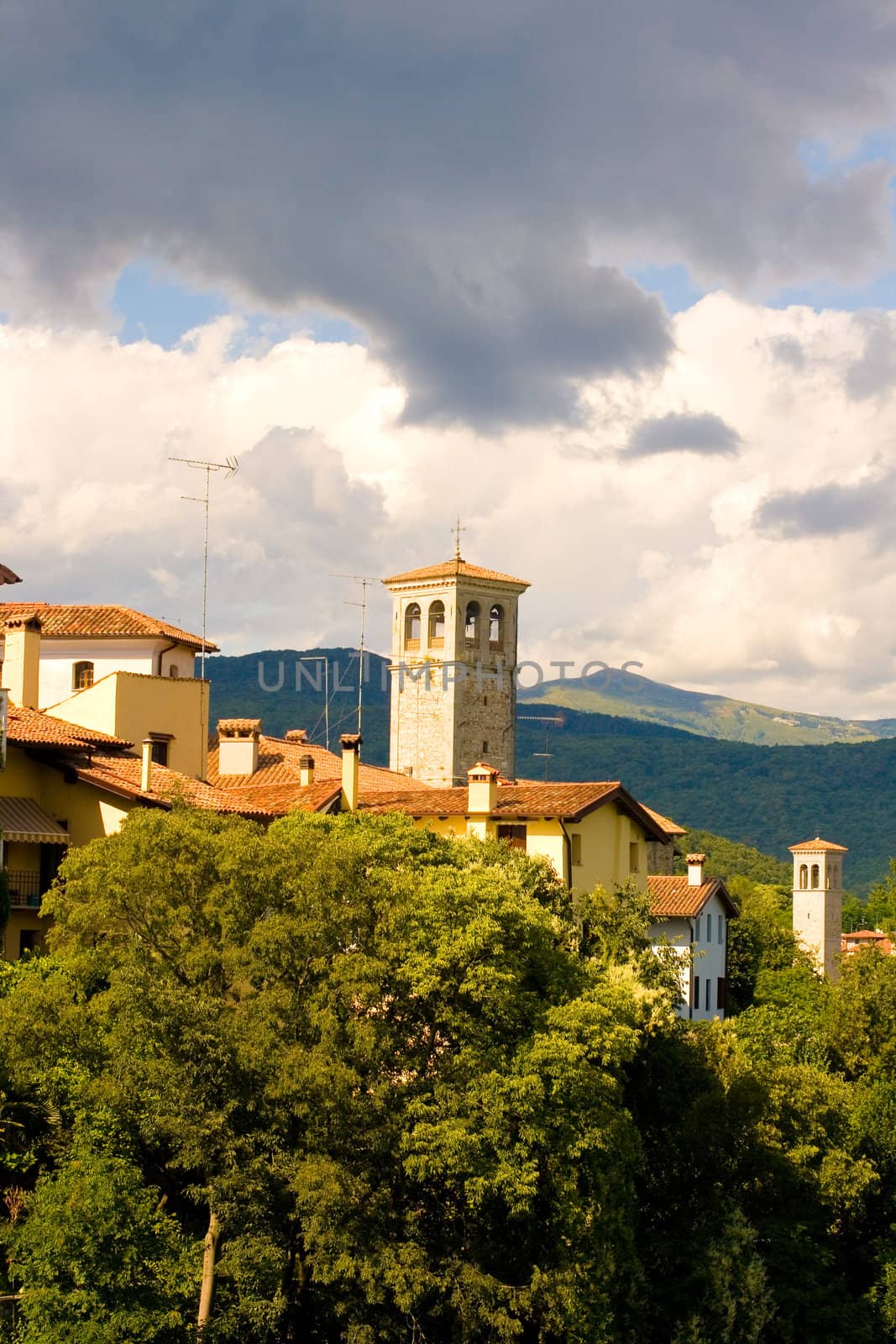 Bell tower of Monastero di Santa Maria in valle, Cividale del Friuli - Italy