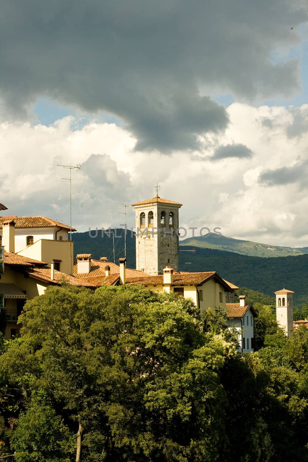 Bell tower of Monastero di Santa Maria in valle, Cividale del Friuli - Italy