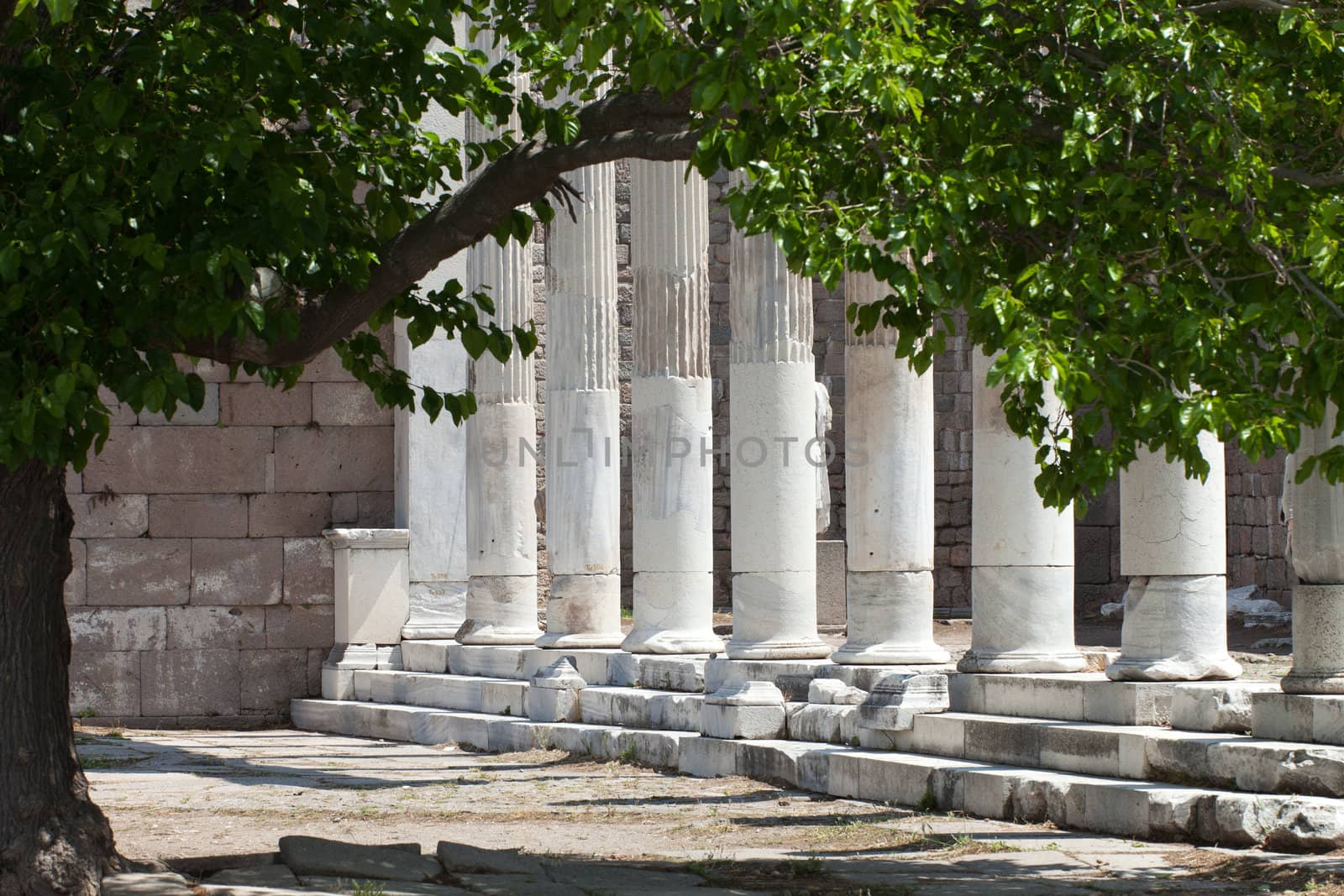 Temple of Trajan at Acropolis of Pergamon