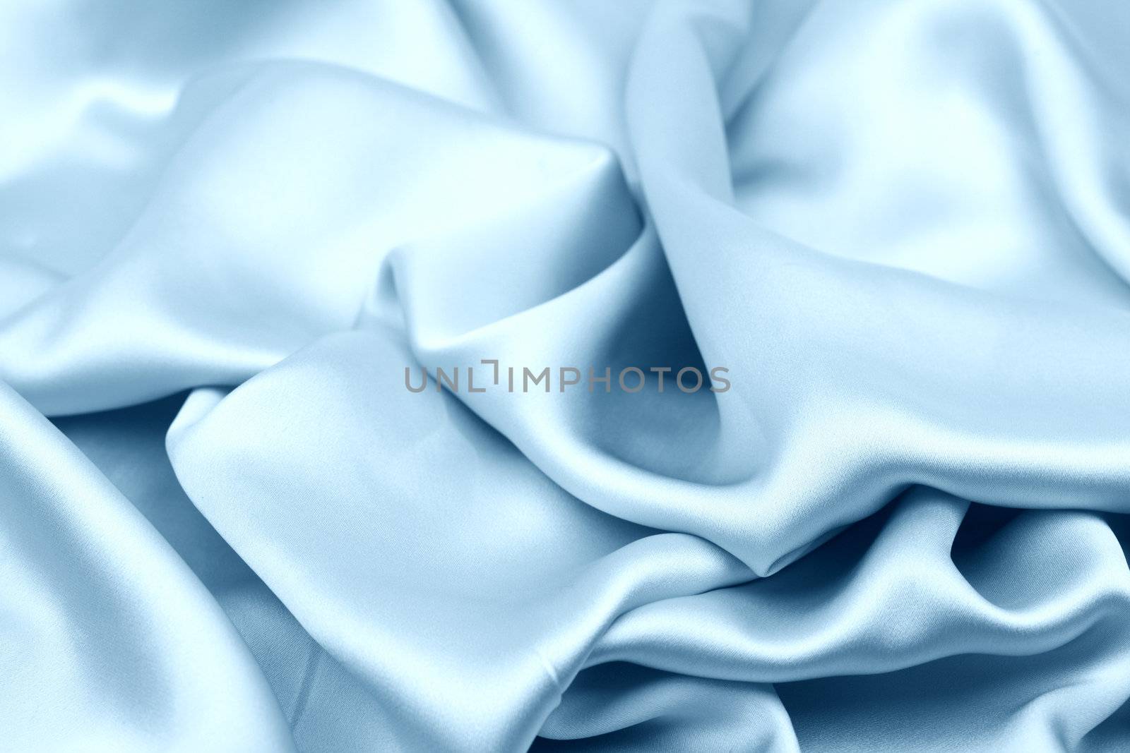 blue satin background closse up