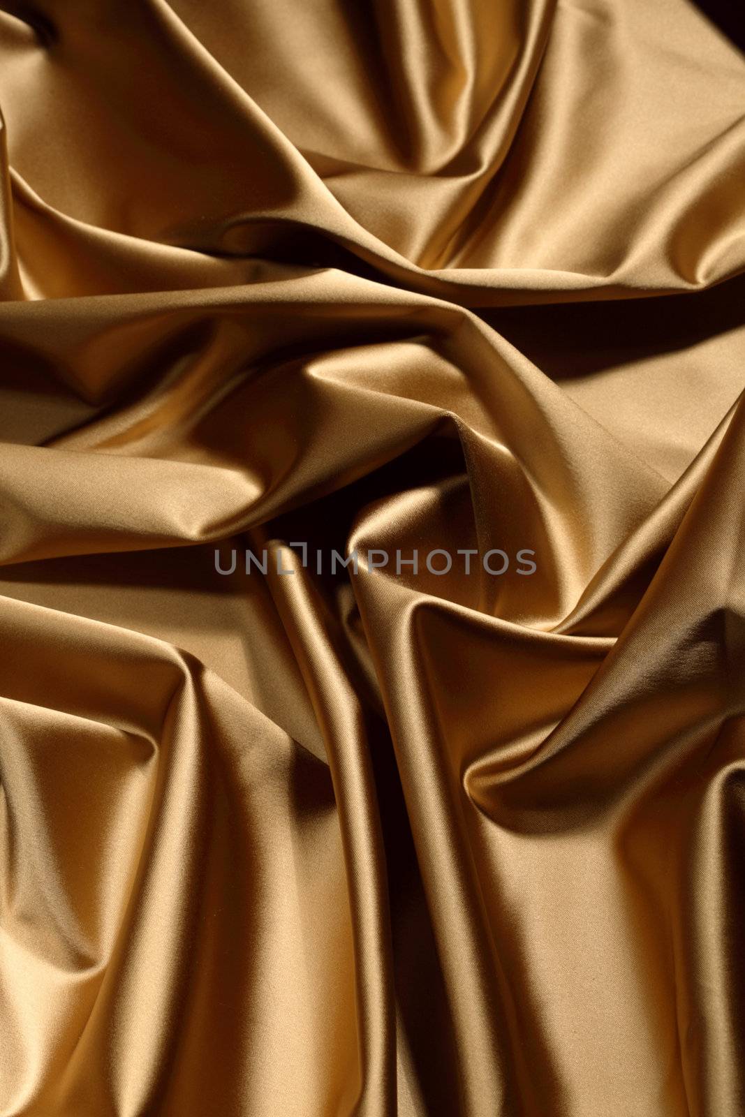 gold textile background close up