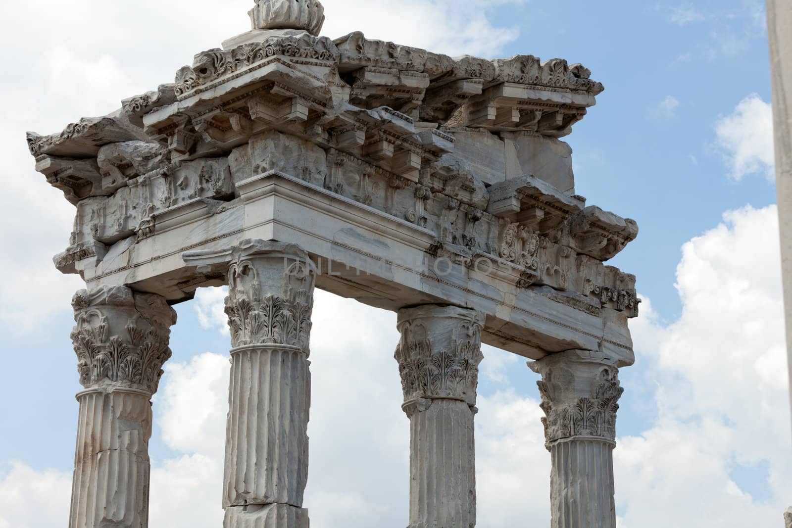 Temple of Trajan at Acropolis of Pergamon