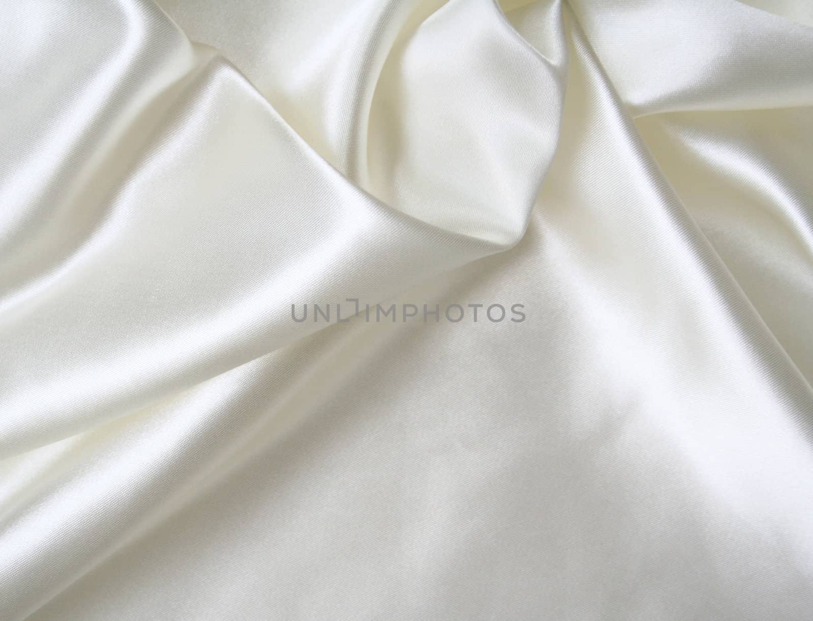 Smooth elegant white silk can use as background

