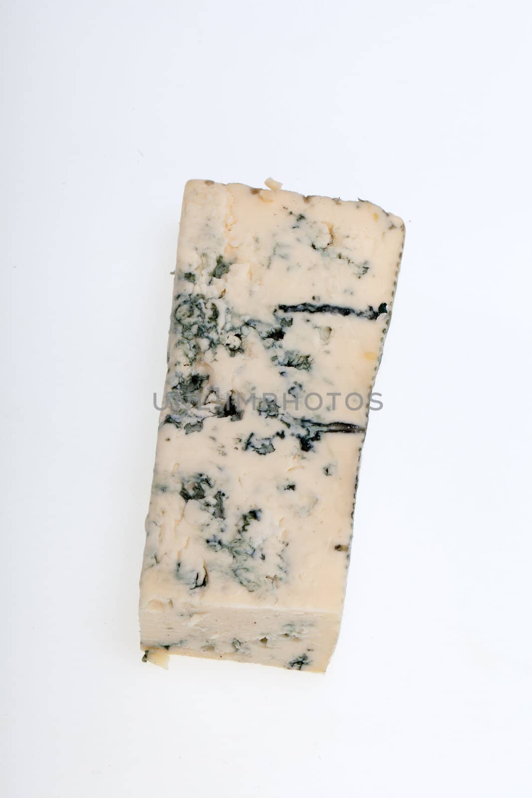 blue cheese isolated on white background 