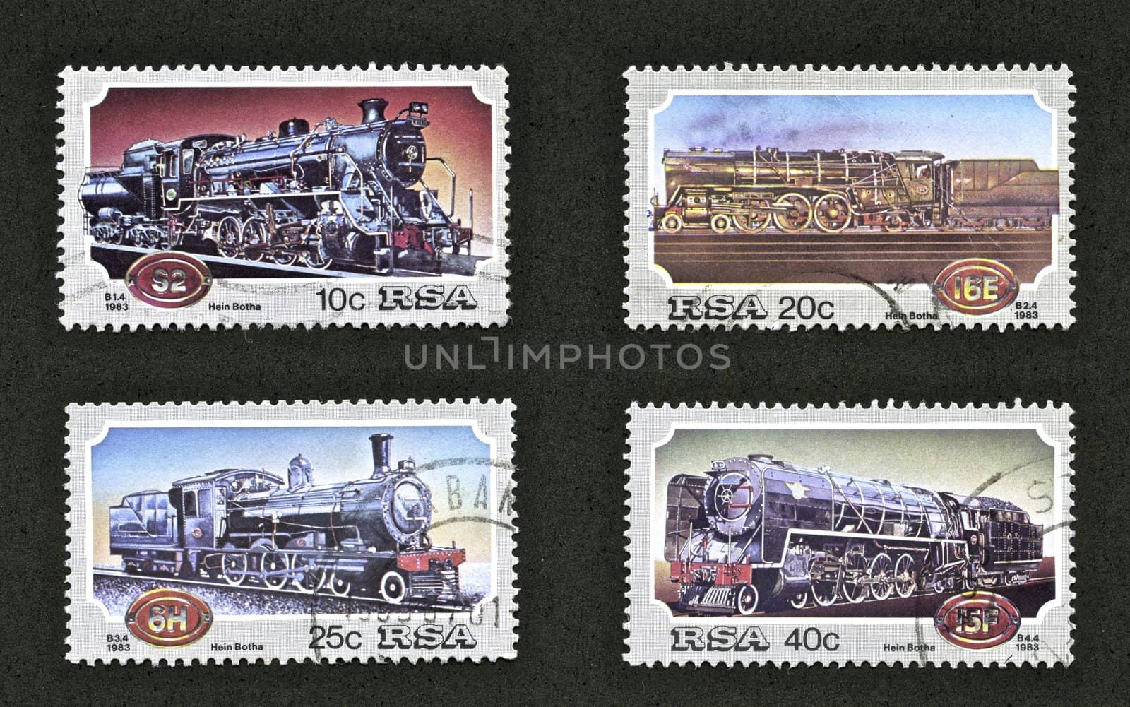 Train Stamps by instinia