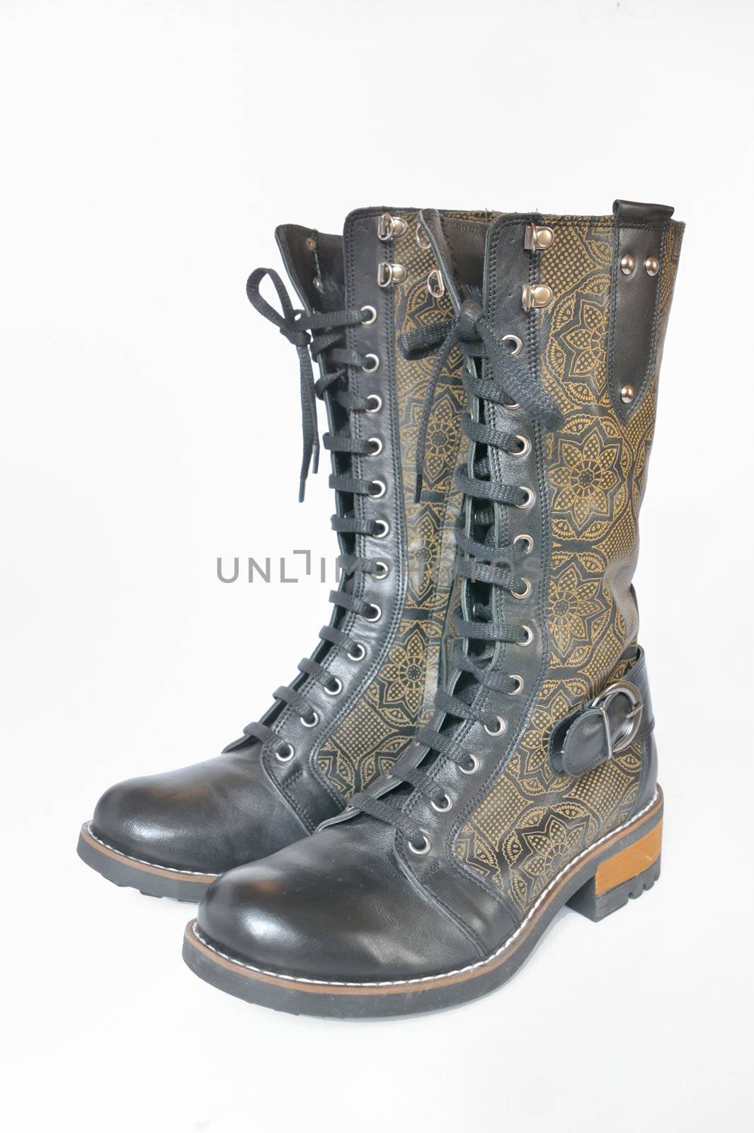 leather women's boots by jordachelr