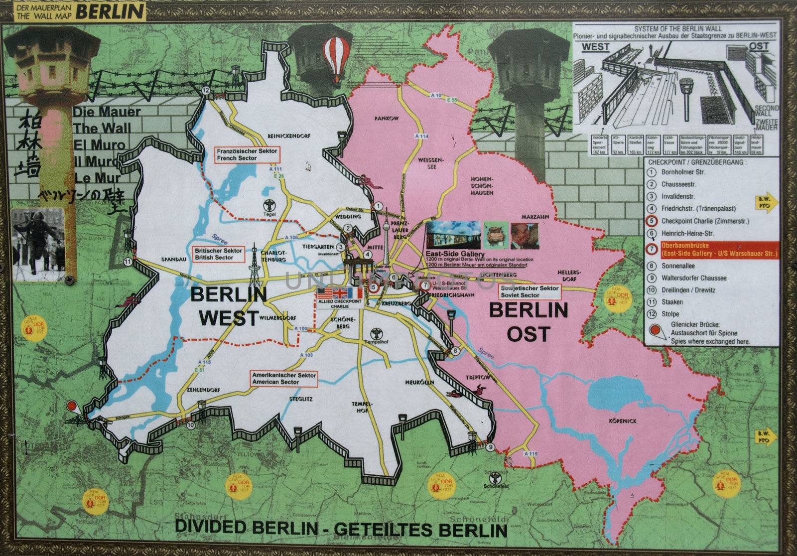 east and west berlin wallpaper from war time 1940--1945