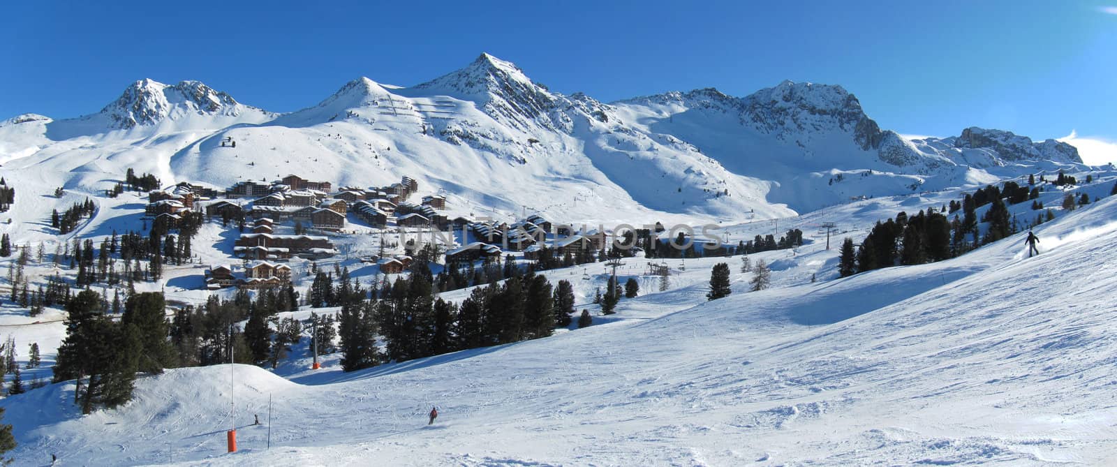 Alpine scene, la Plagne, France