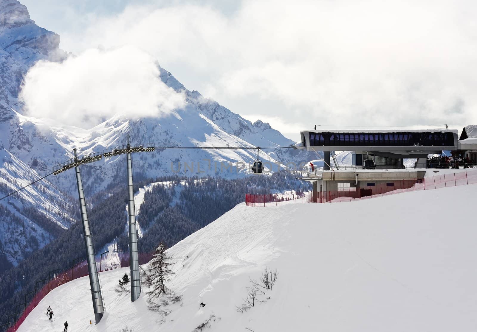 Ski resort Madonna di Campiglio. Italy