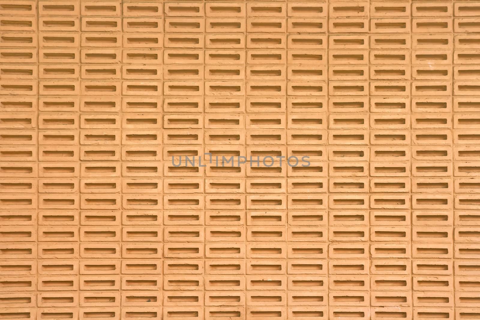 Orange Brick Wall Pattern