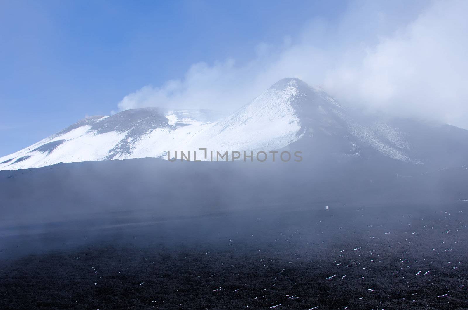 the Etna volcano