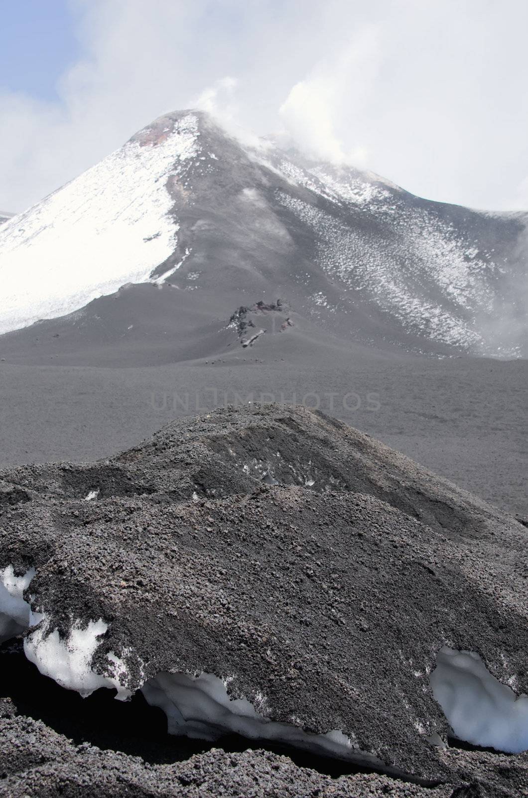 the Etna volcano