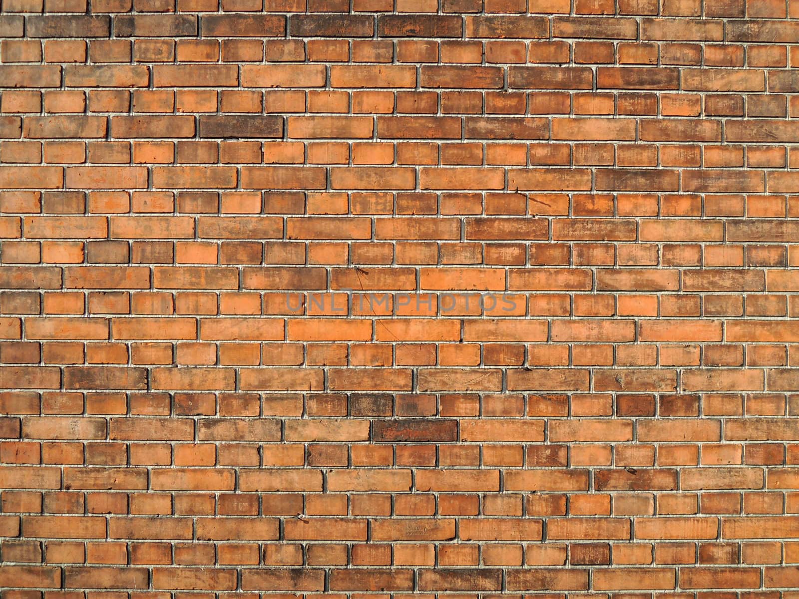 Orange brick wall texture