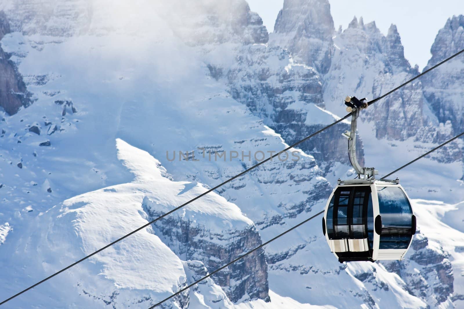 Ski resort Madonna di Campiglio. Italy