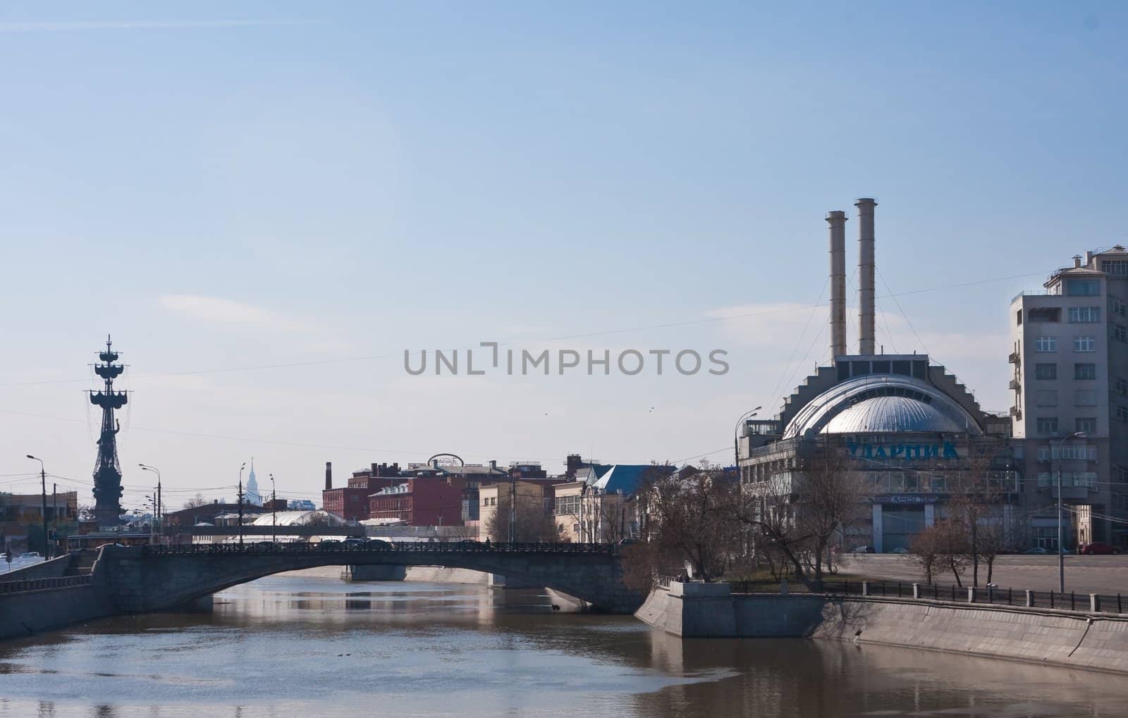 Drain channel. Moscow