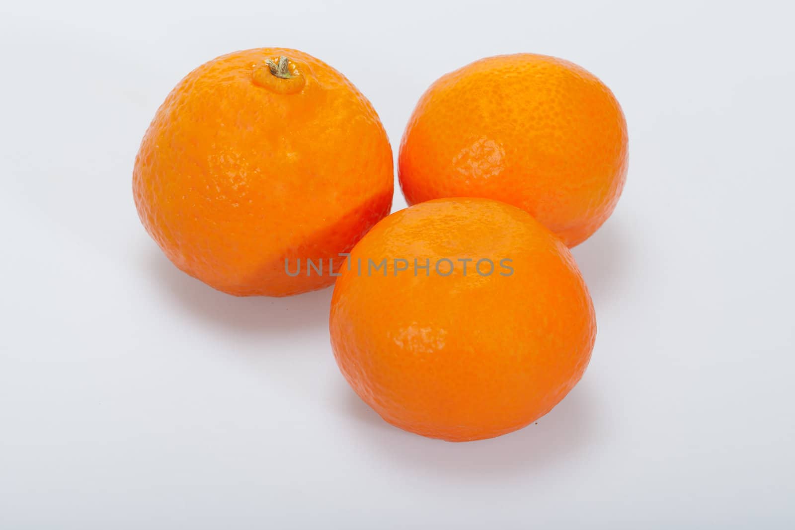 fresh mandarin isolated on white 