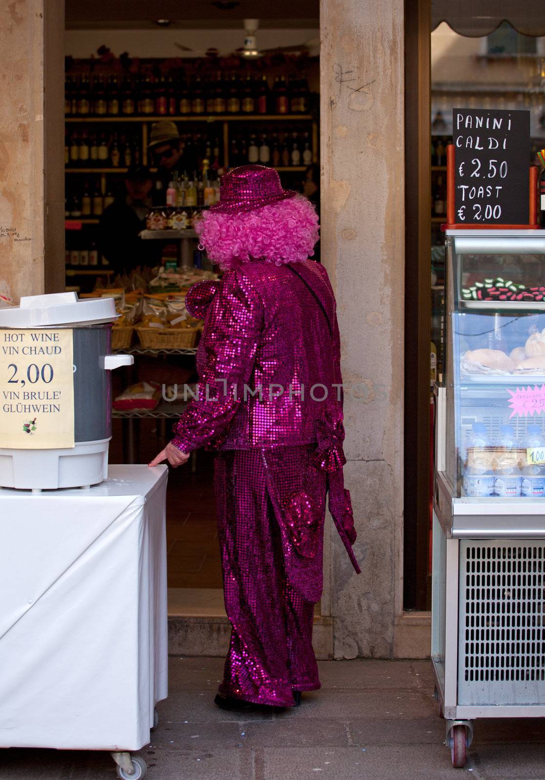 Clown in the Venice carnival