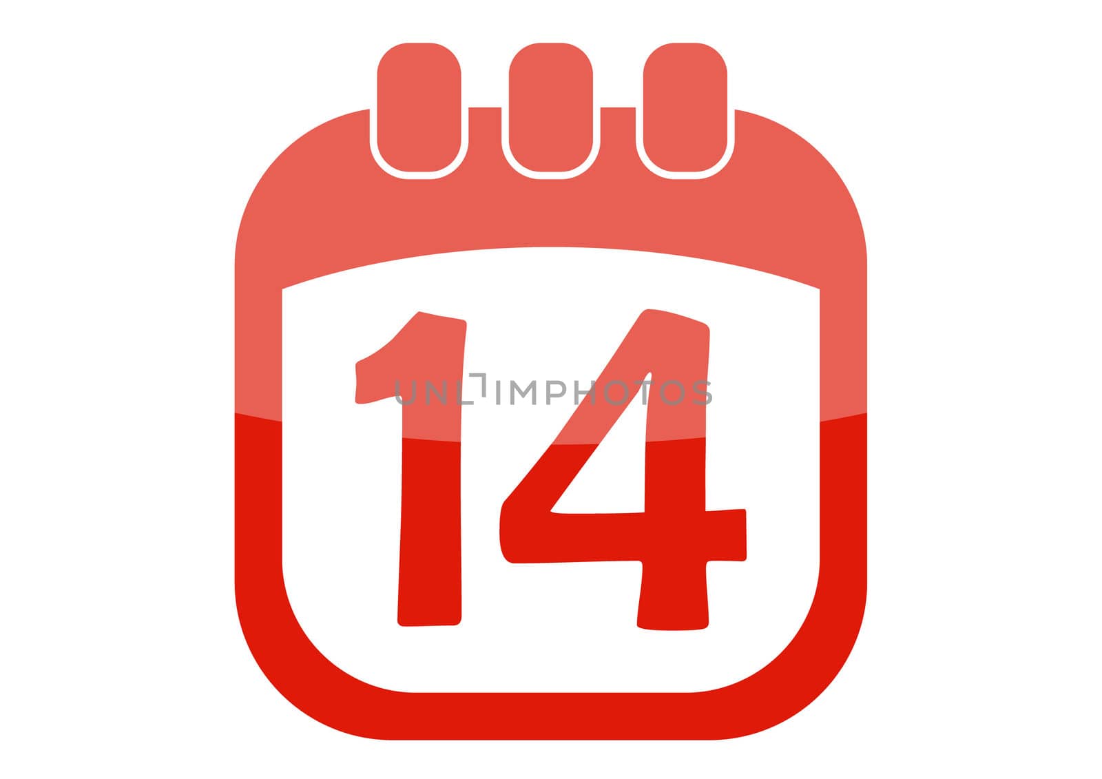 icon calendar 14 by rodakm