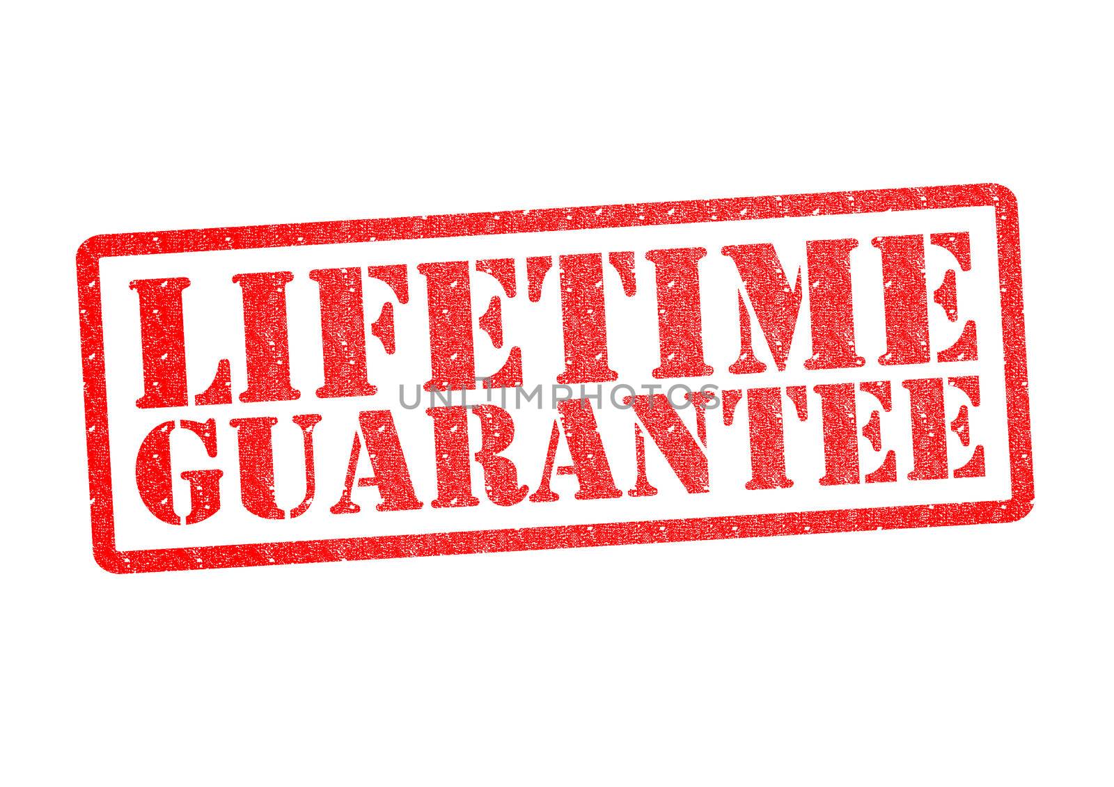 LIFETIME GUARANTEE Rubber Stamp by chrisdorney