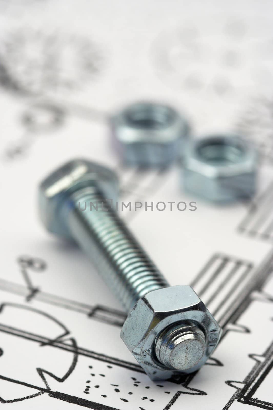 Nut and bolt by alexkosev