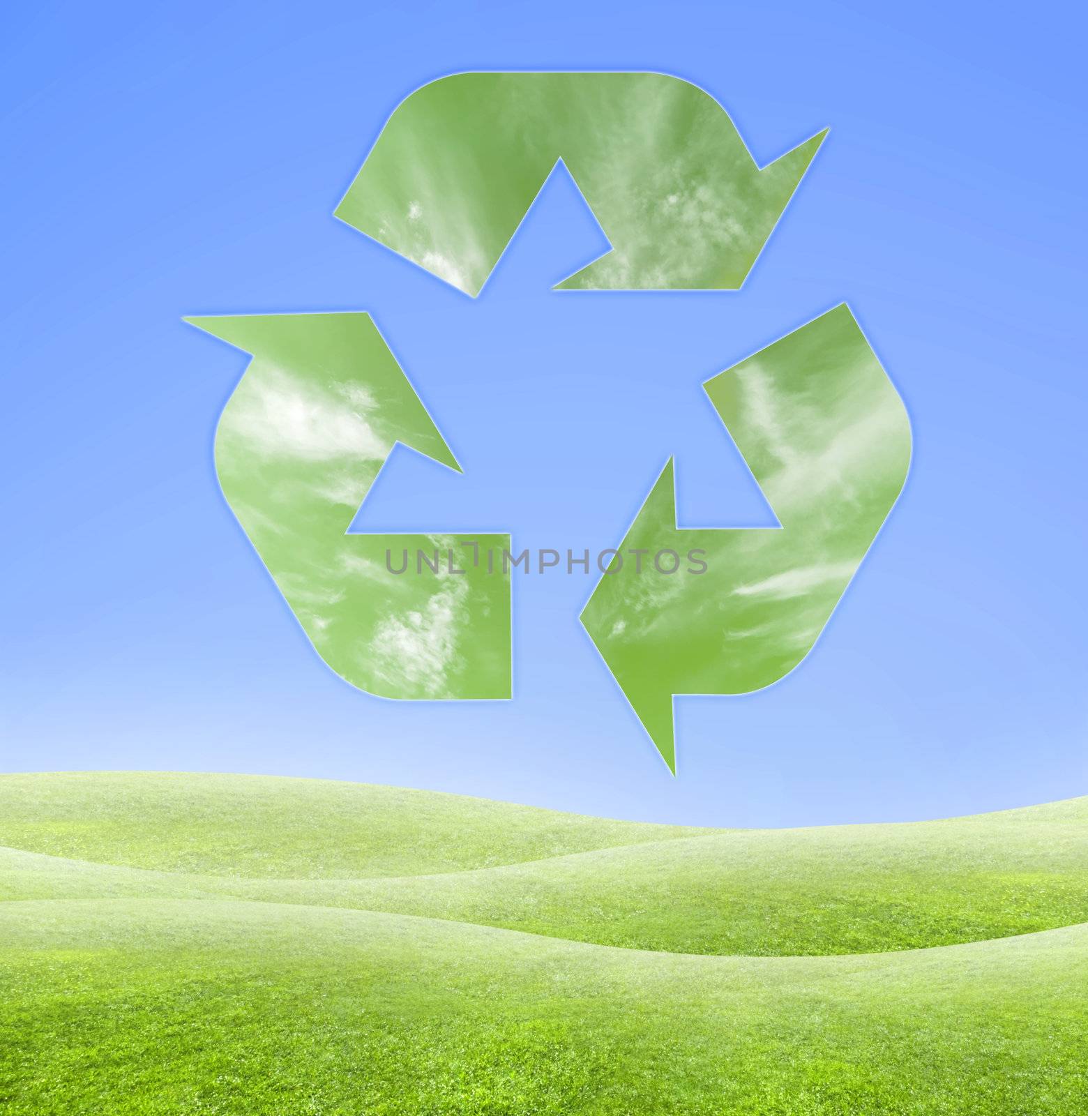 Ecology recycling symbol by domencolja