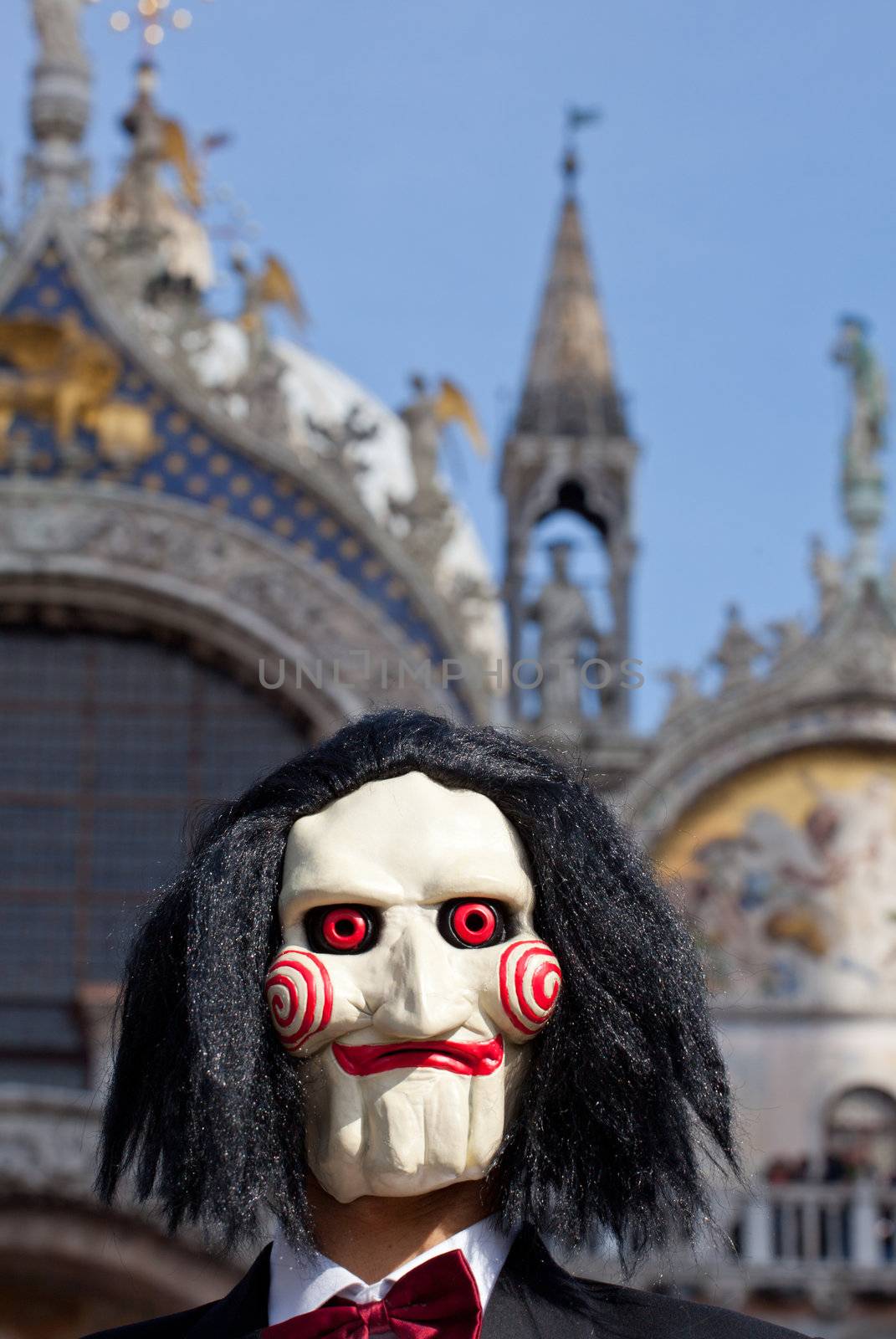 Skull, Venice carnival by bepsimage