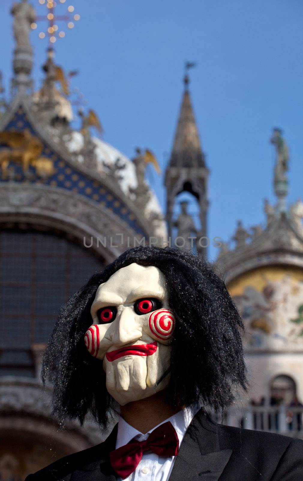 Skull, Mask in the Venice carnival