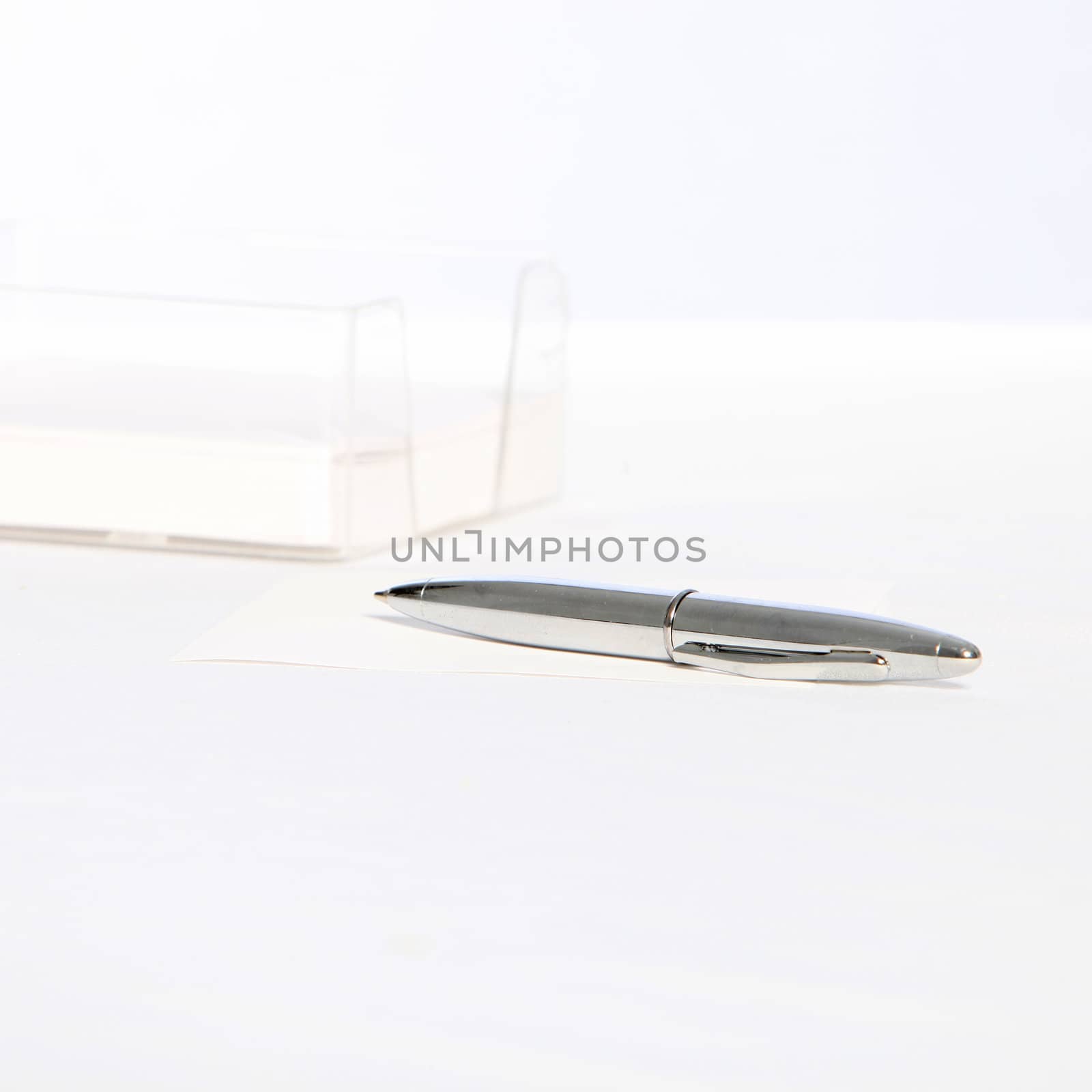 Modern silver ballpoint pen by Farina6000