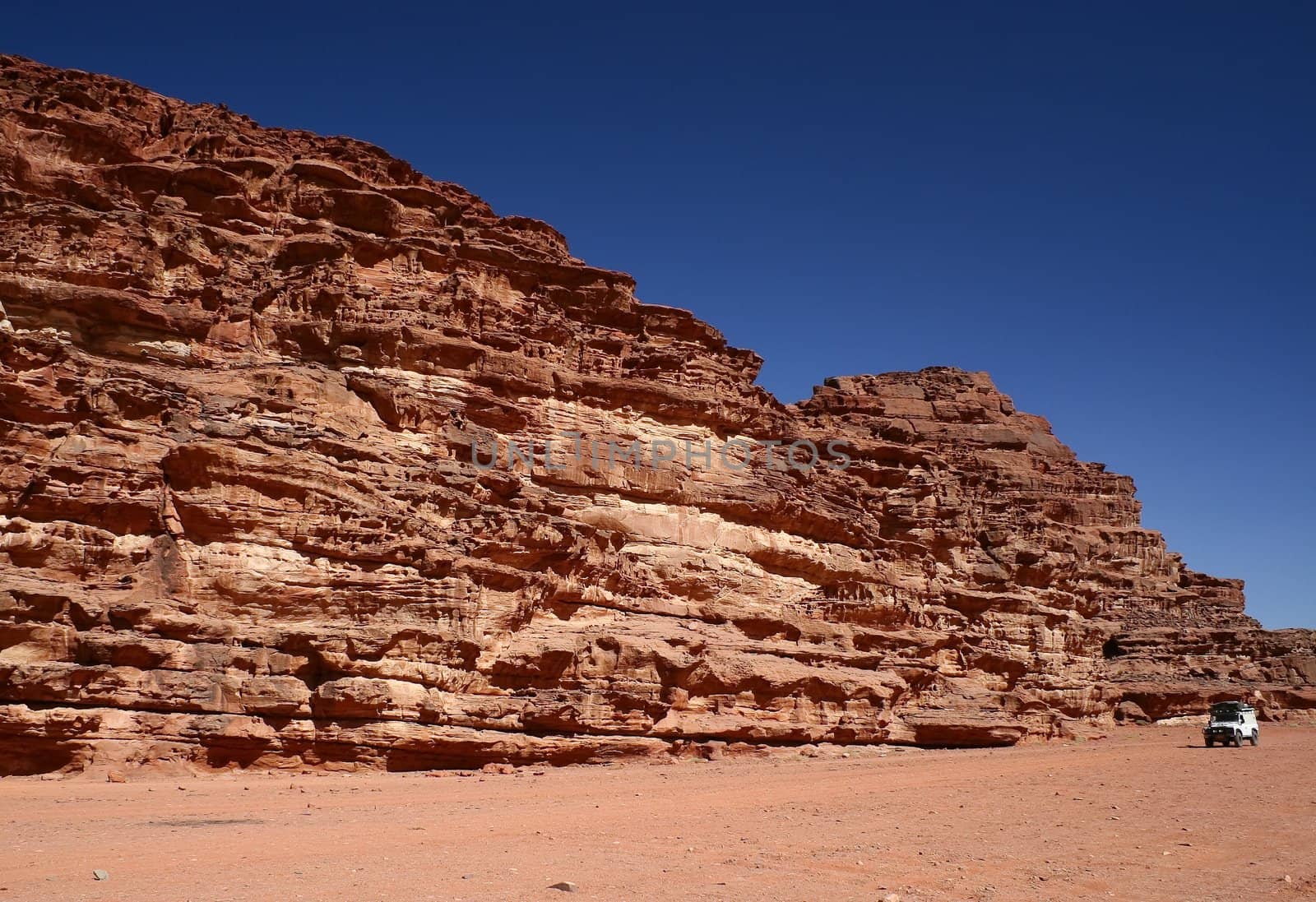 Safari in desert Wadi Rum. Jordan by nikolpetr