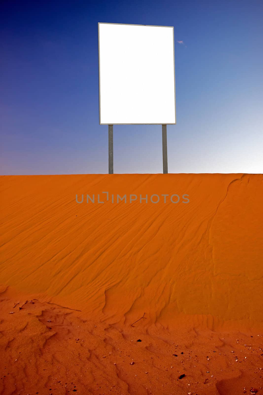 billboard in the desert by mcarbo82