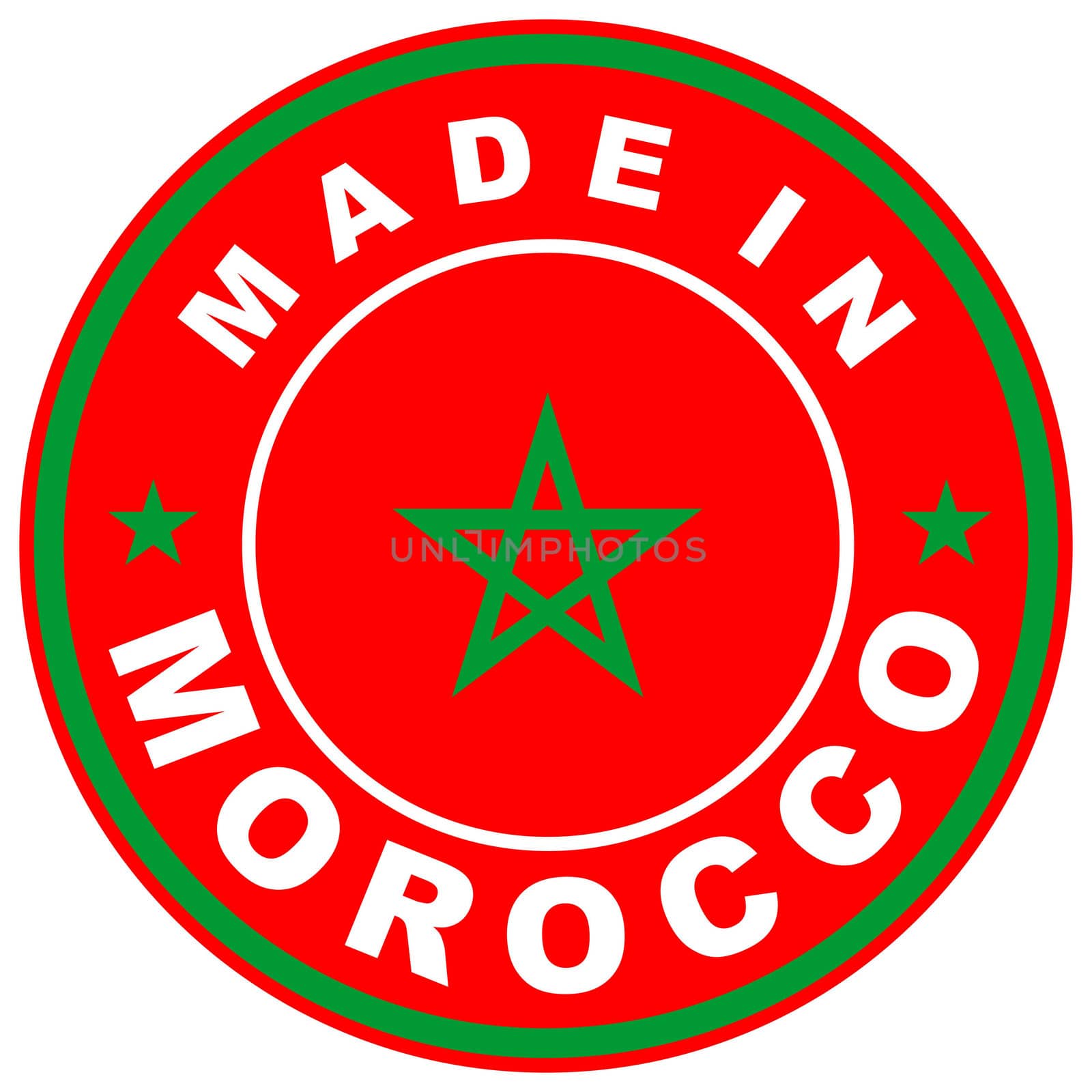 very big size made in morocco country label