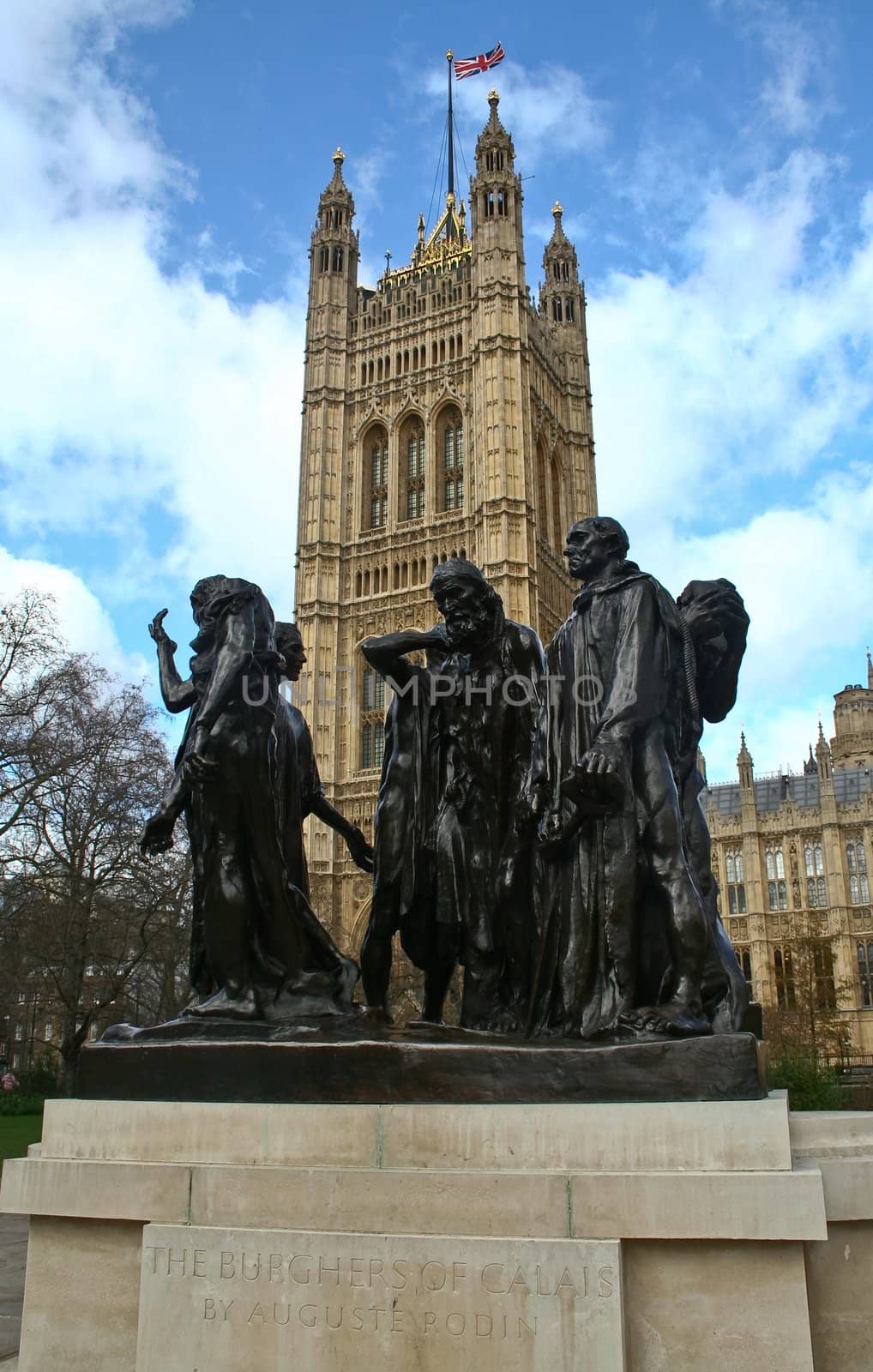 Auguste Rodin Sculpture Group �Citizens of Calais�. London by nikolpetr