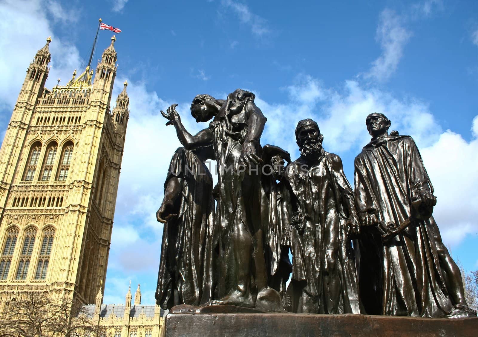 Auguste Rodin Sculpture Group �Citizens of Calais�. London