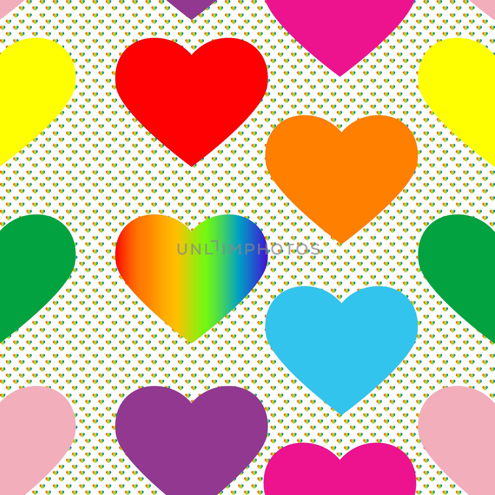valentine hearts pattern by catacos