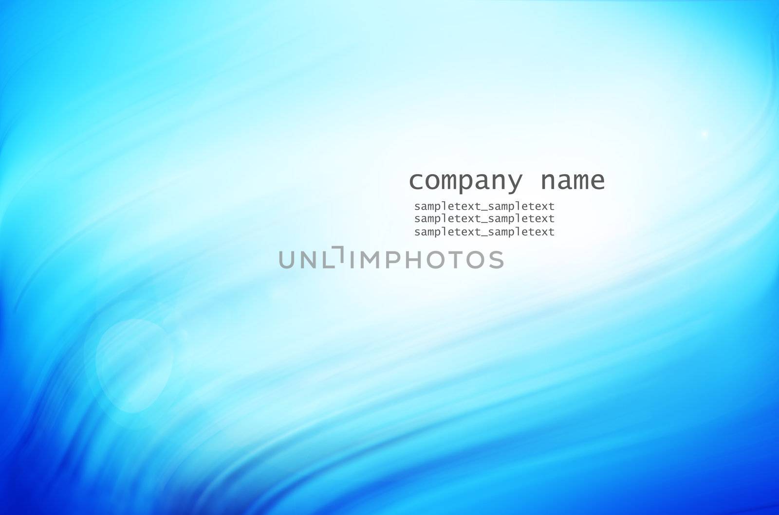 Abstract blue background with space for your text