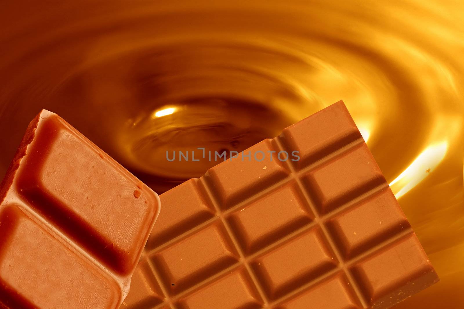 Chocolate background by photocreo
