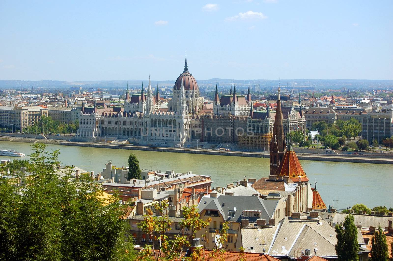 View of Budapest, Parliament of Hungary