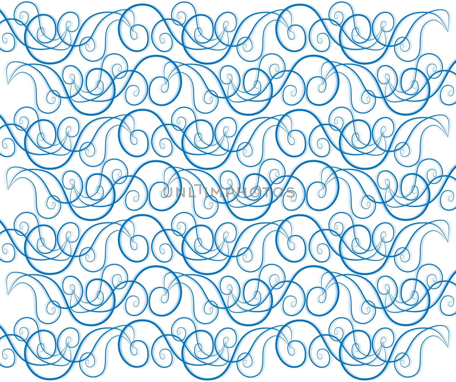 blue texture or background with a regular spiral pattern