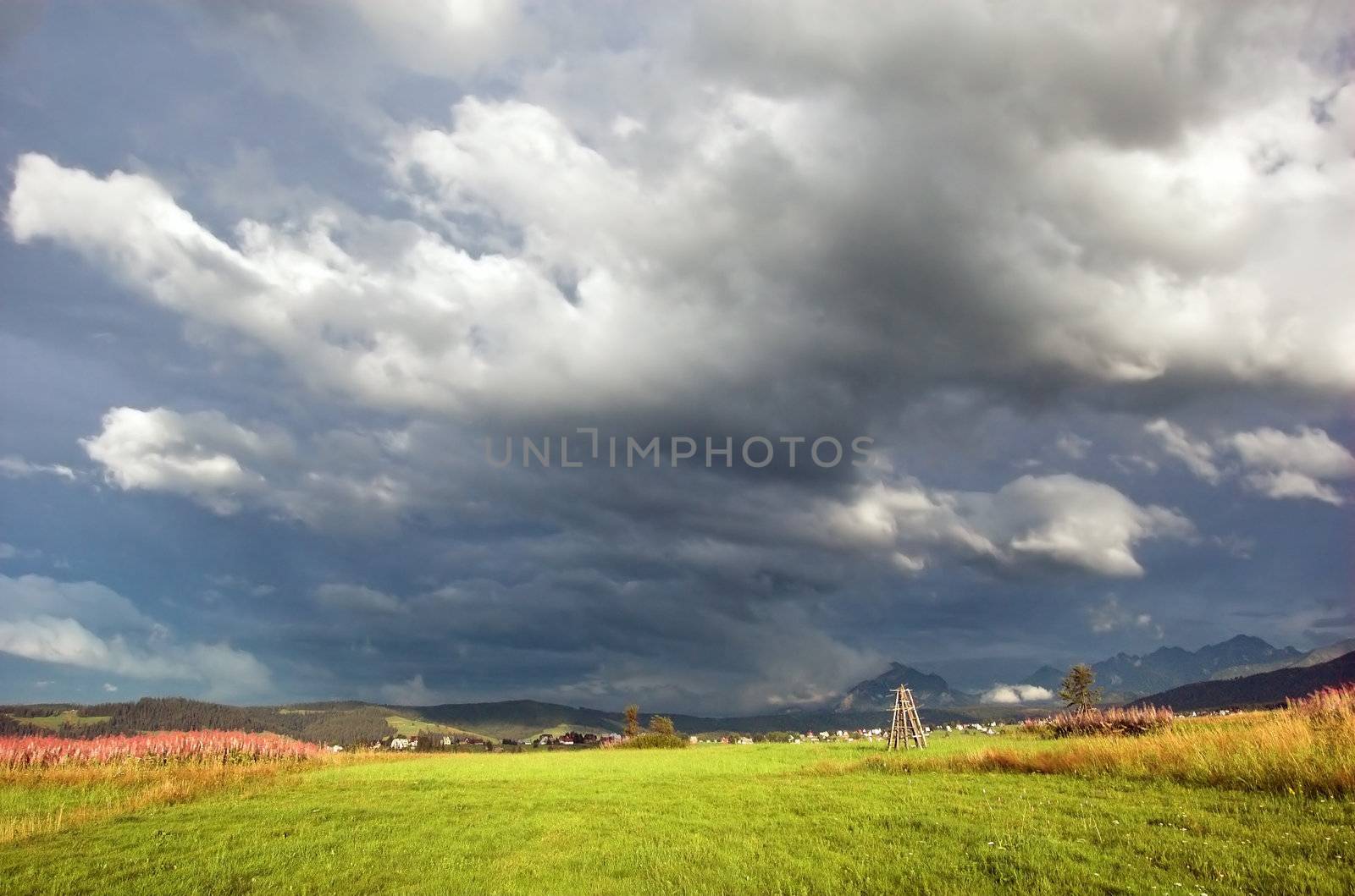 Mountains storm landscape by photocreo