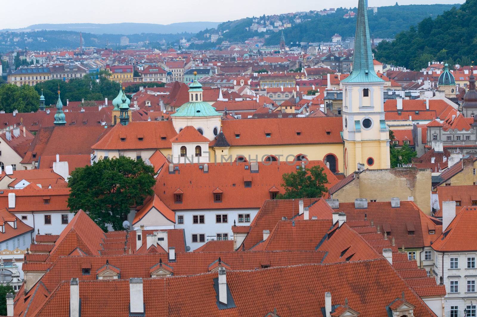 Architecture in Prague, Mala Strana. by photocreo