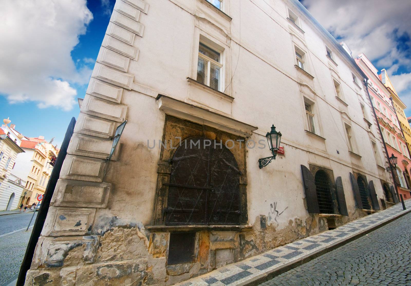 Prague. Old architecture, charming street by photocreo