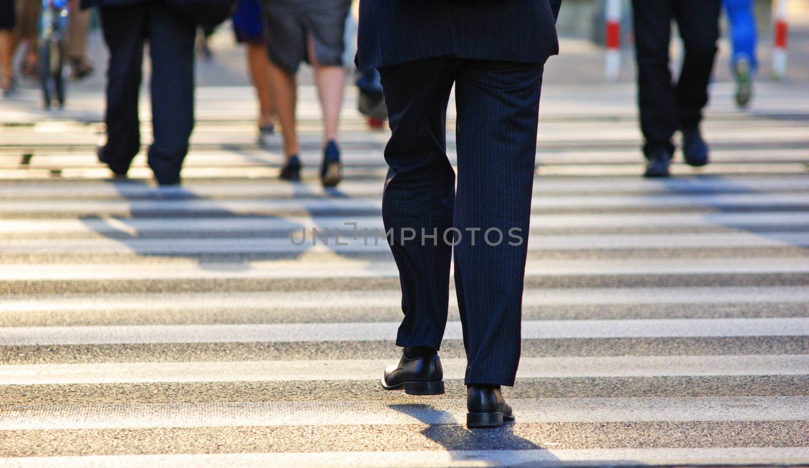 Business people on the street