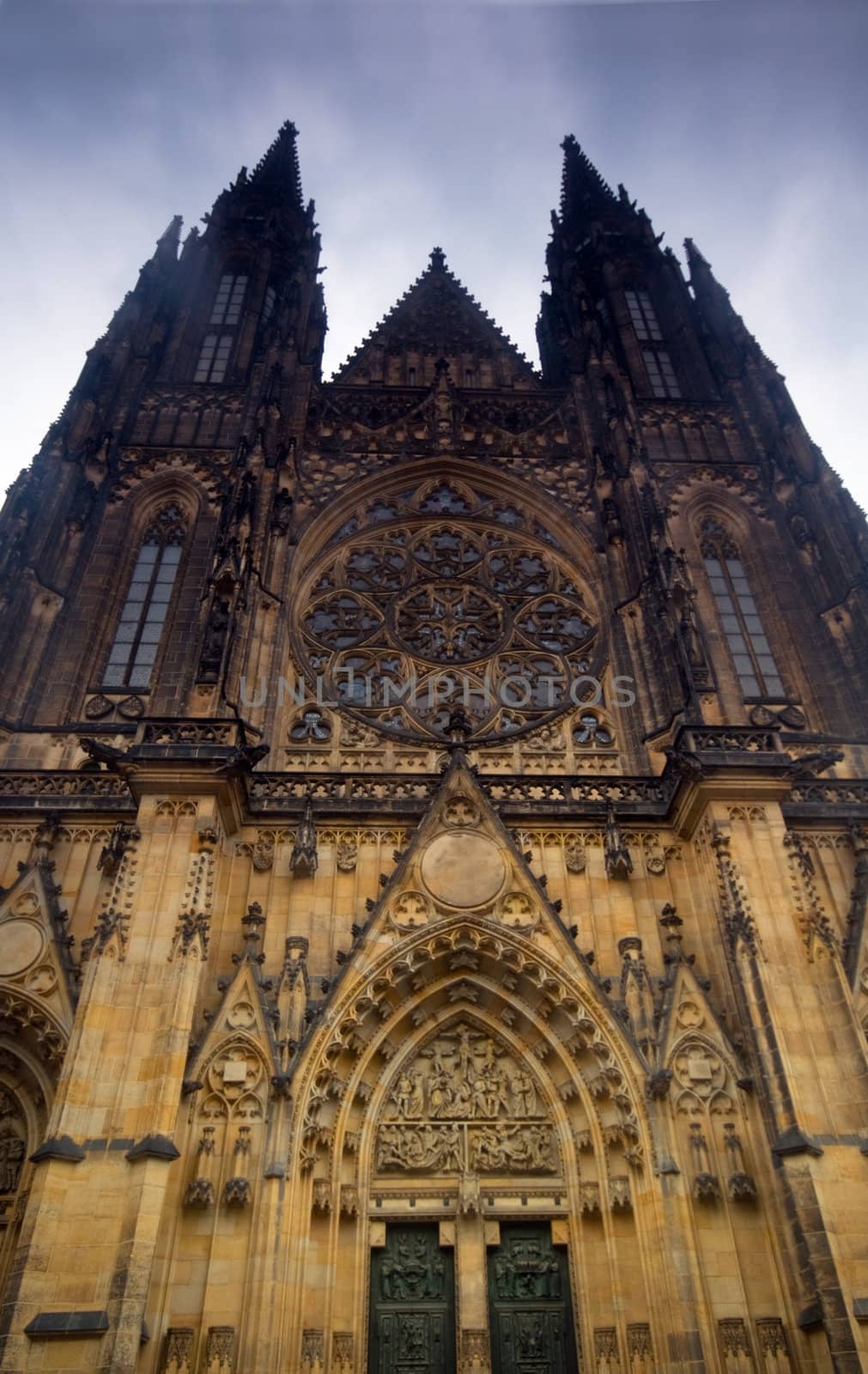 Prague. View of St. Vitus Cathedral